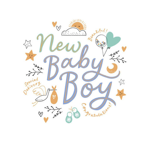 Picture of NEW BABY BOY CARD